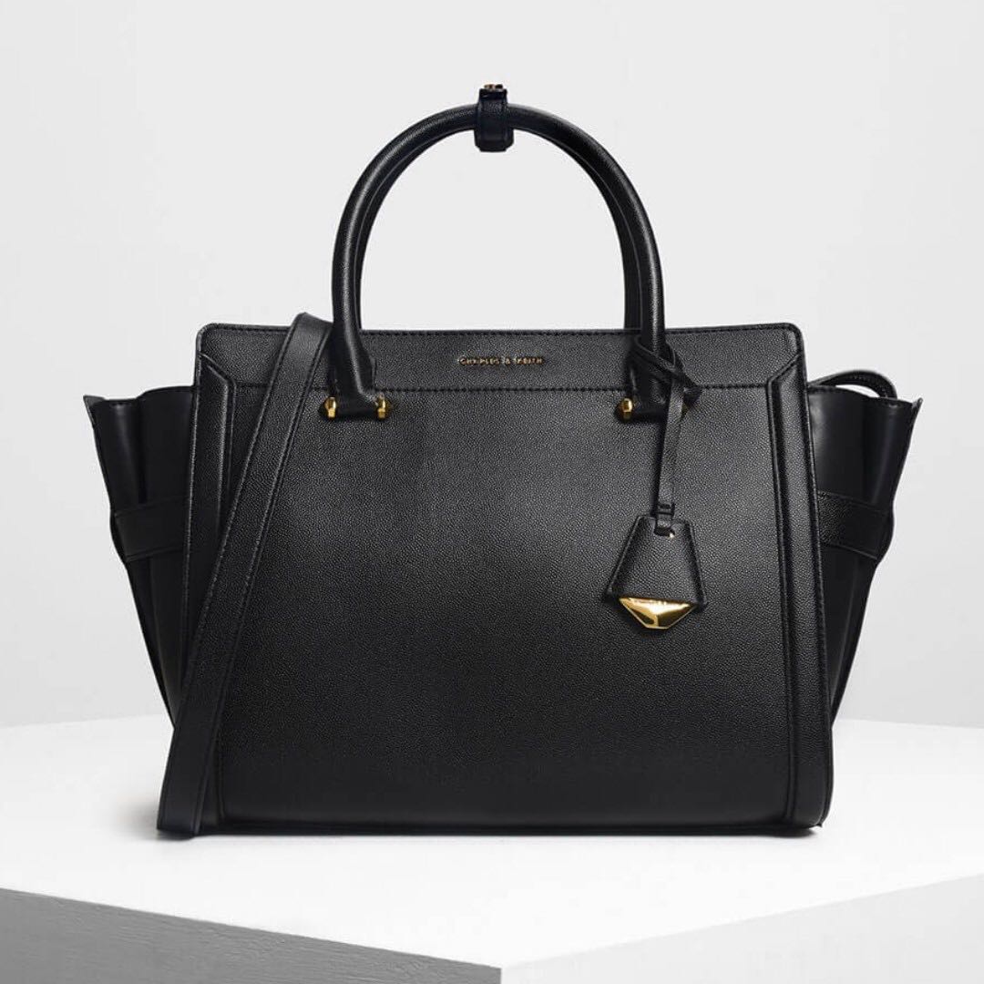 Charles and keith classic structured city bag store