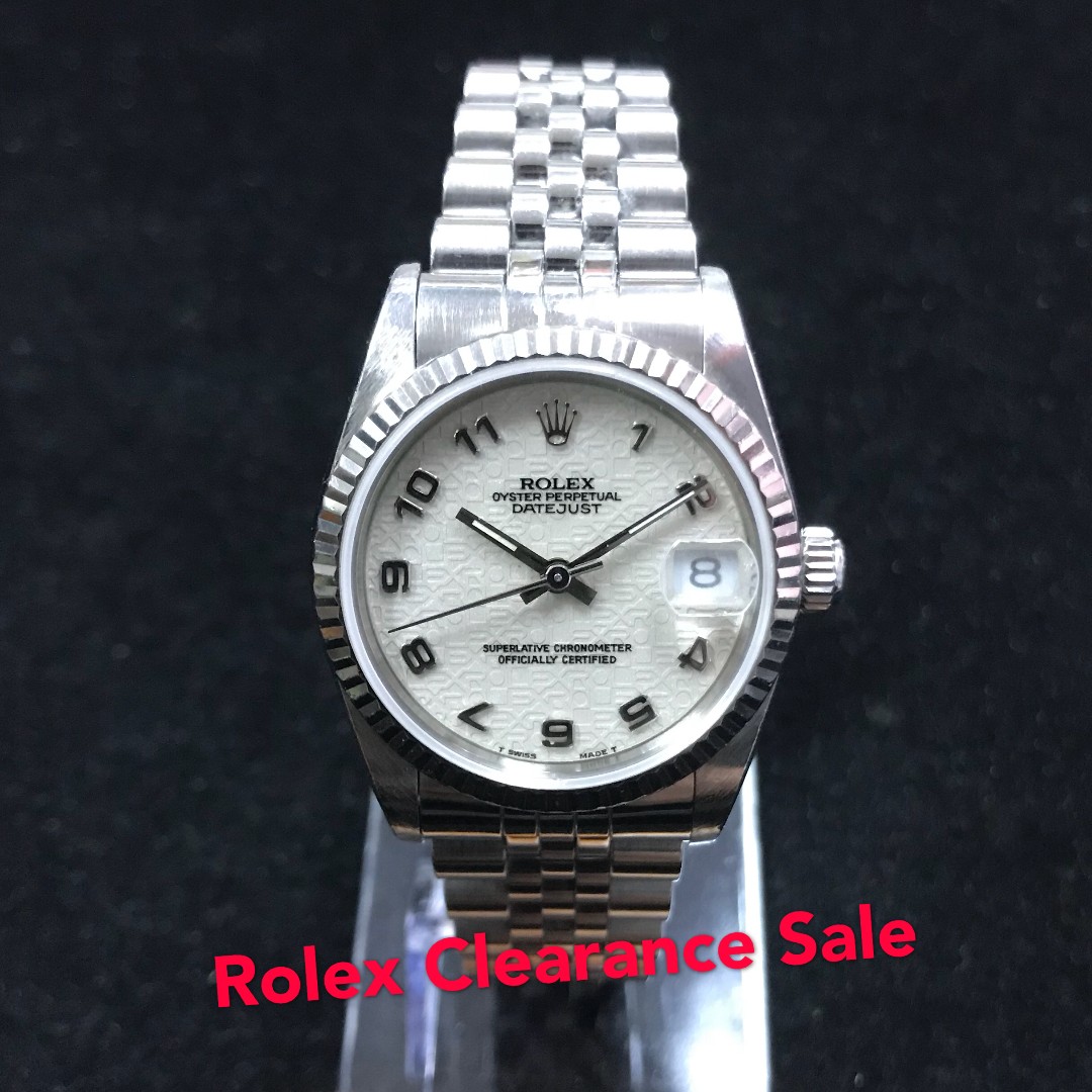 Rolex clearance sale deals