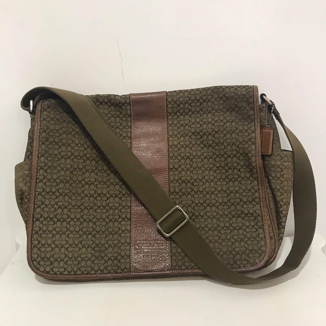 coach laptop messenger bag