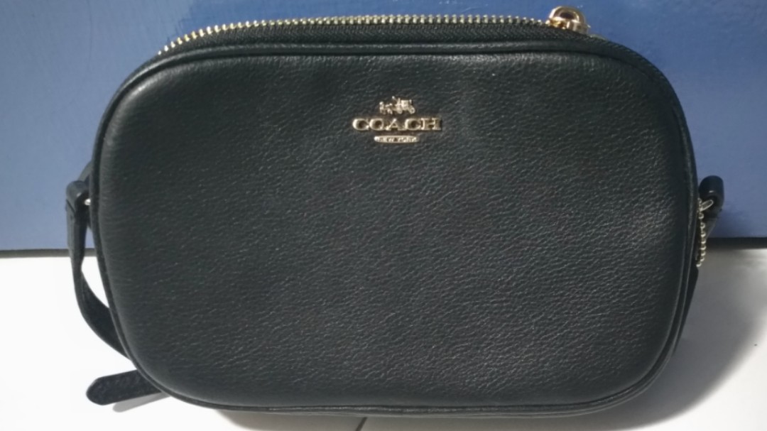 Coach sadie crossbody clutch black online