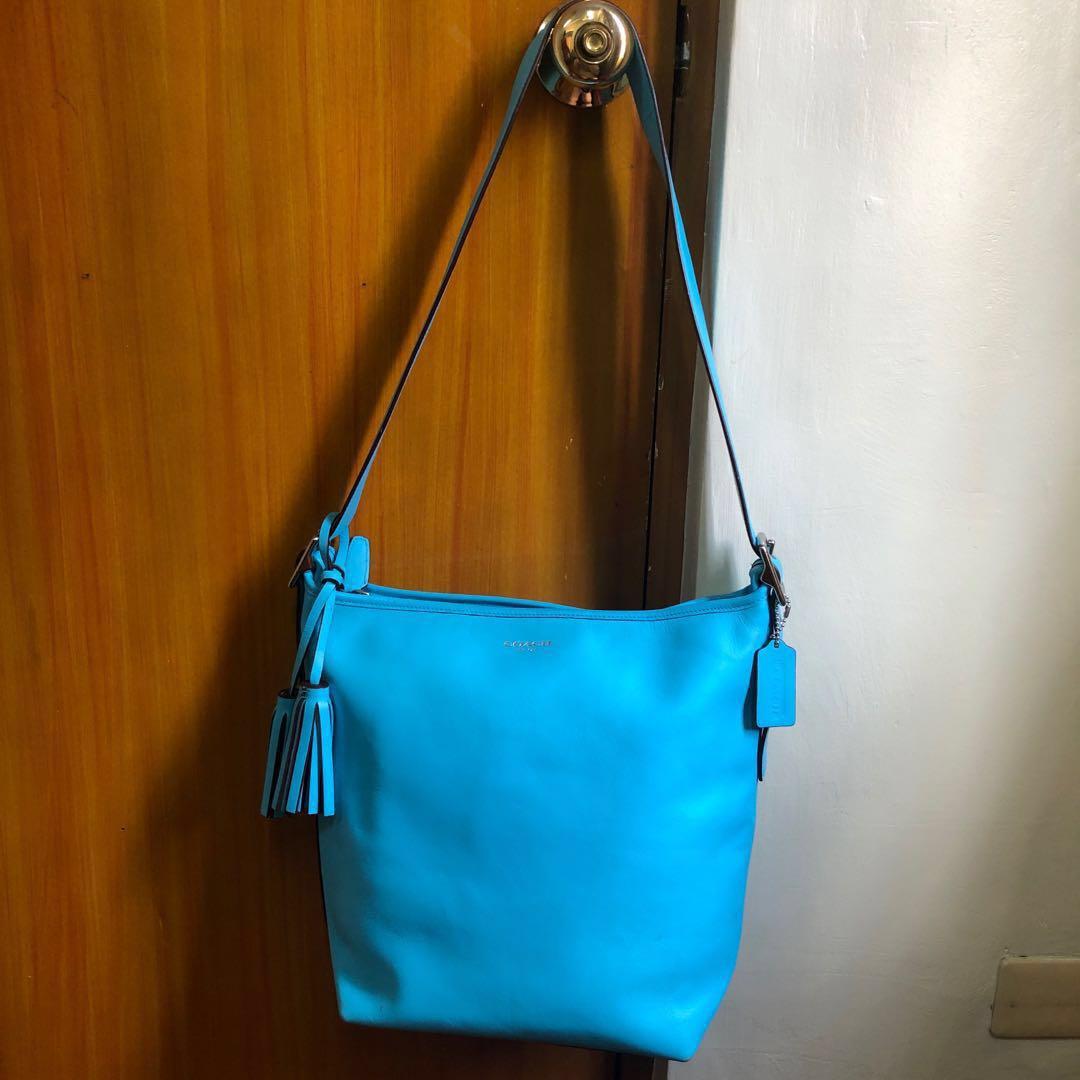 Coach tiffany blue hot sale bag