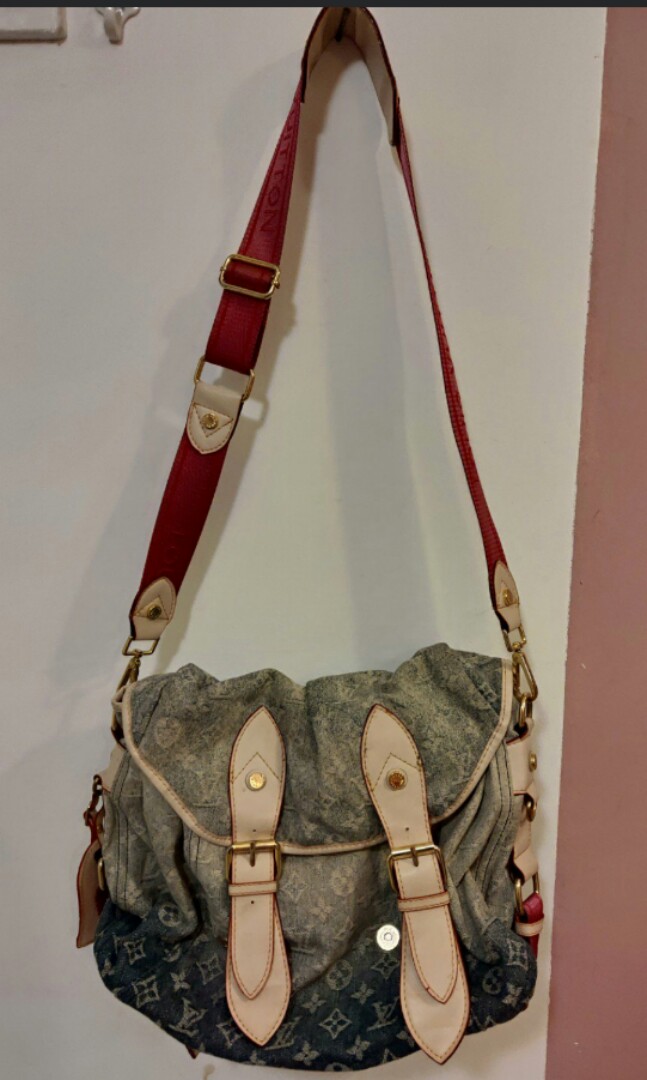 Lv denim discount sling bag