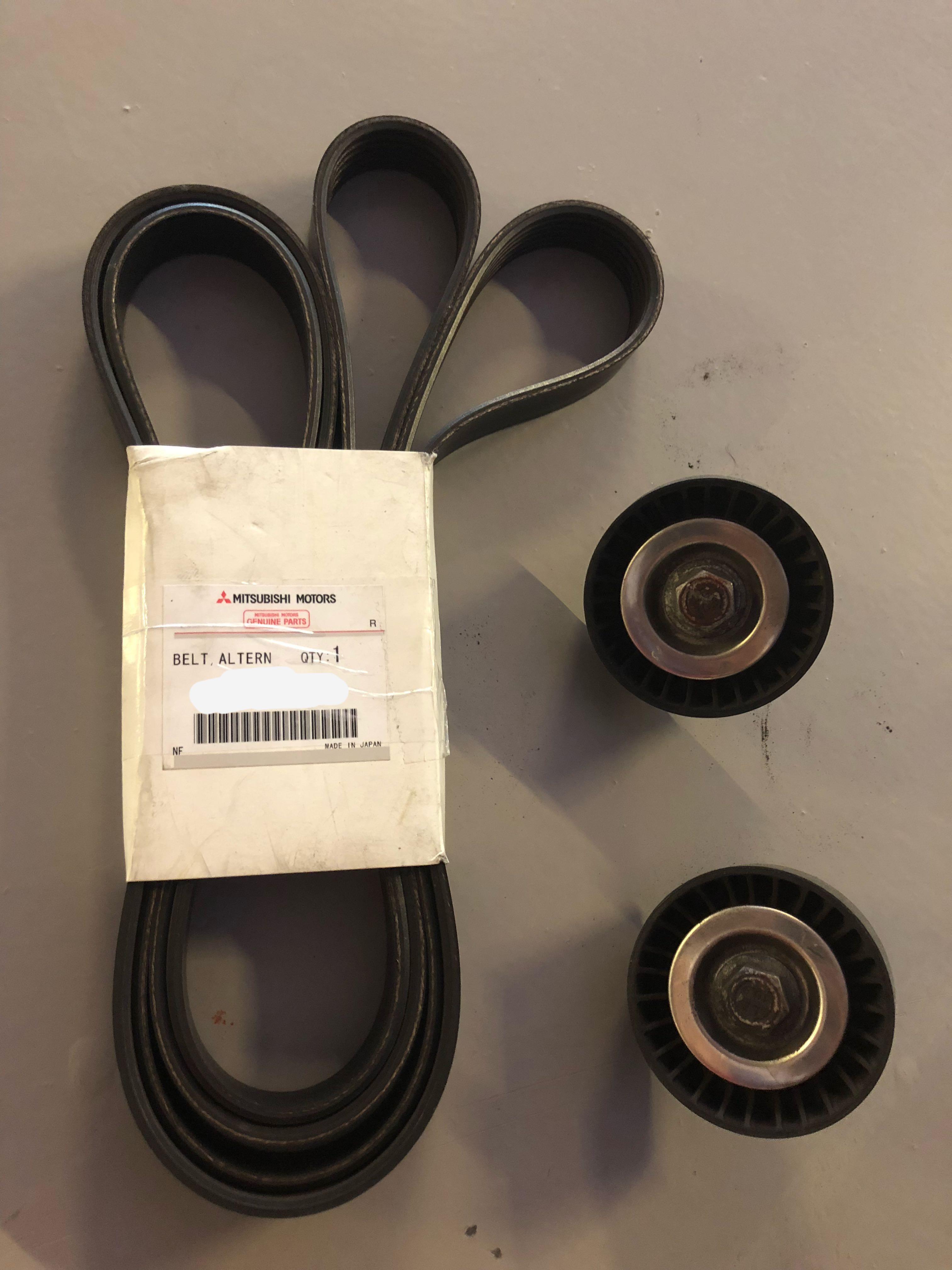 Evo X drive belt rolls Car Accessories Accessories on Carousell