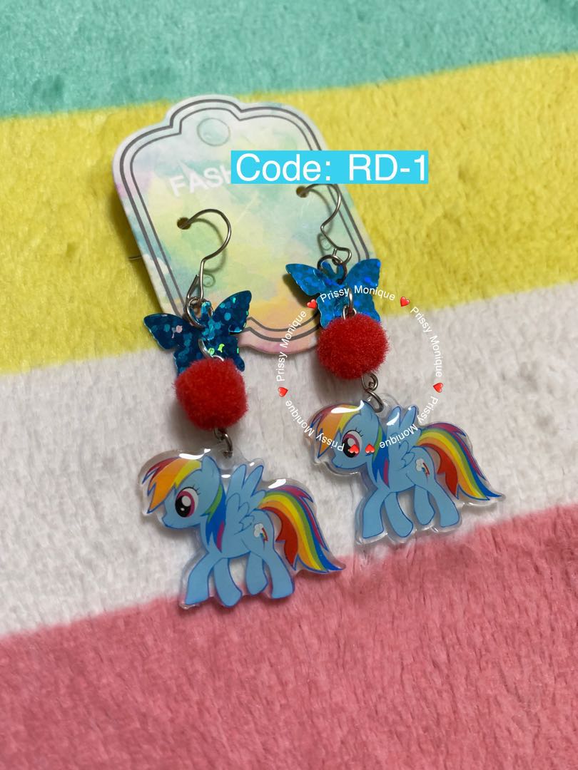 Rainbow shop dash earrings