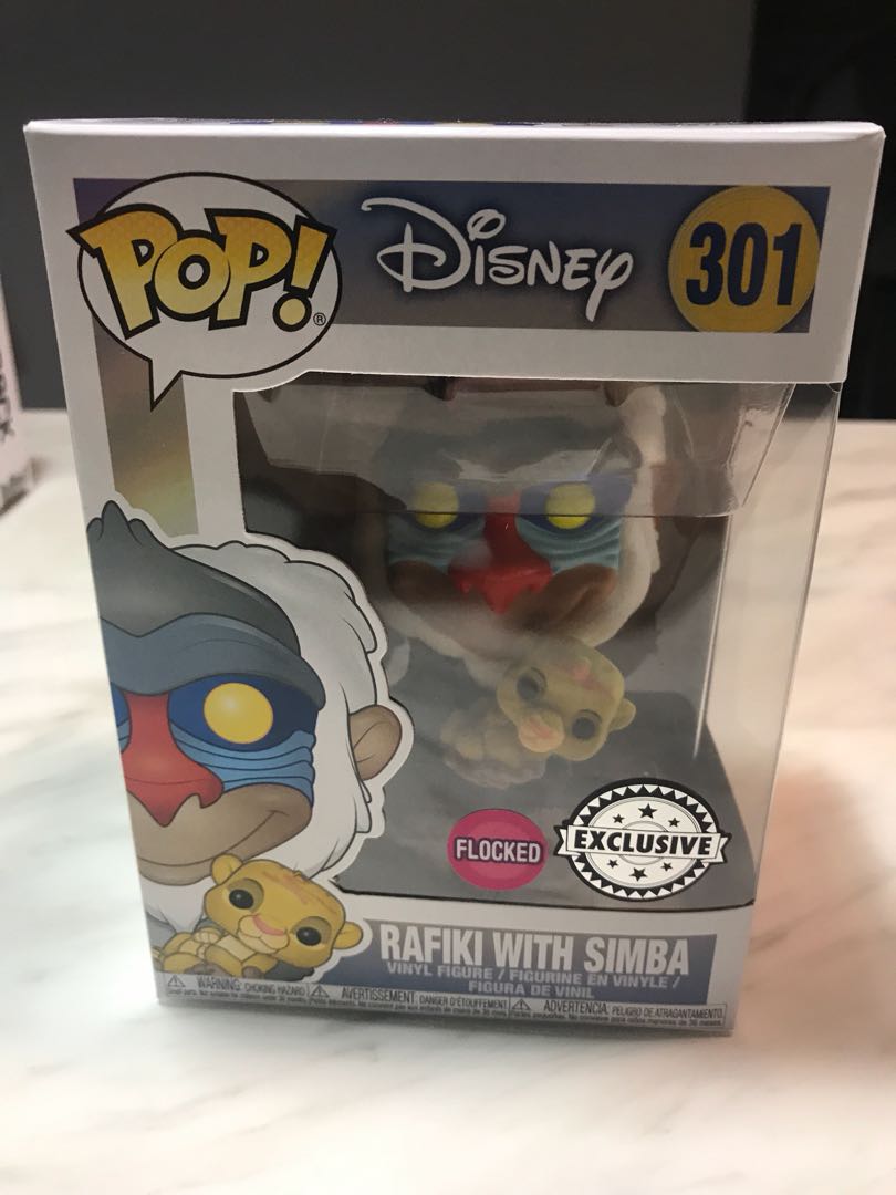 funko pop rafiki with simba