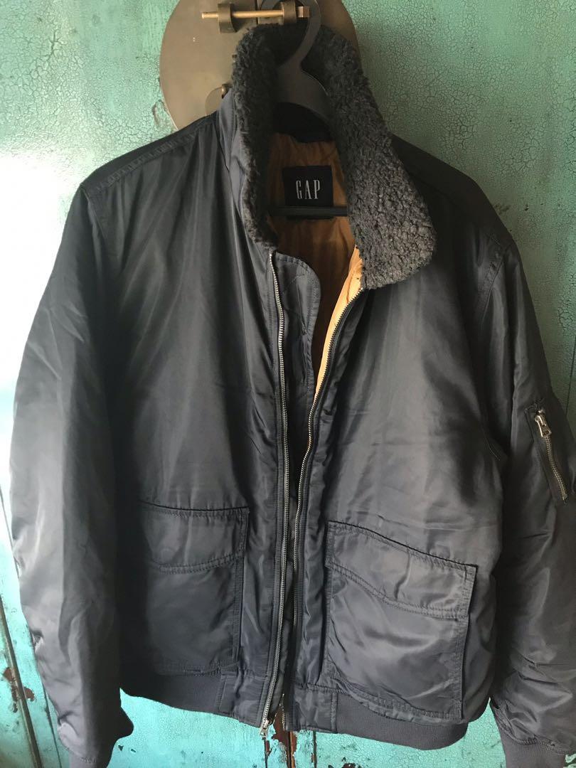 gap black jacket mens
