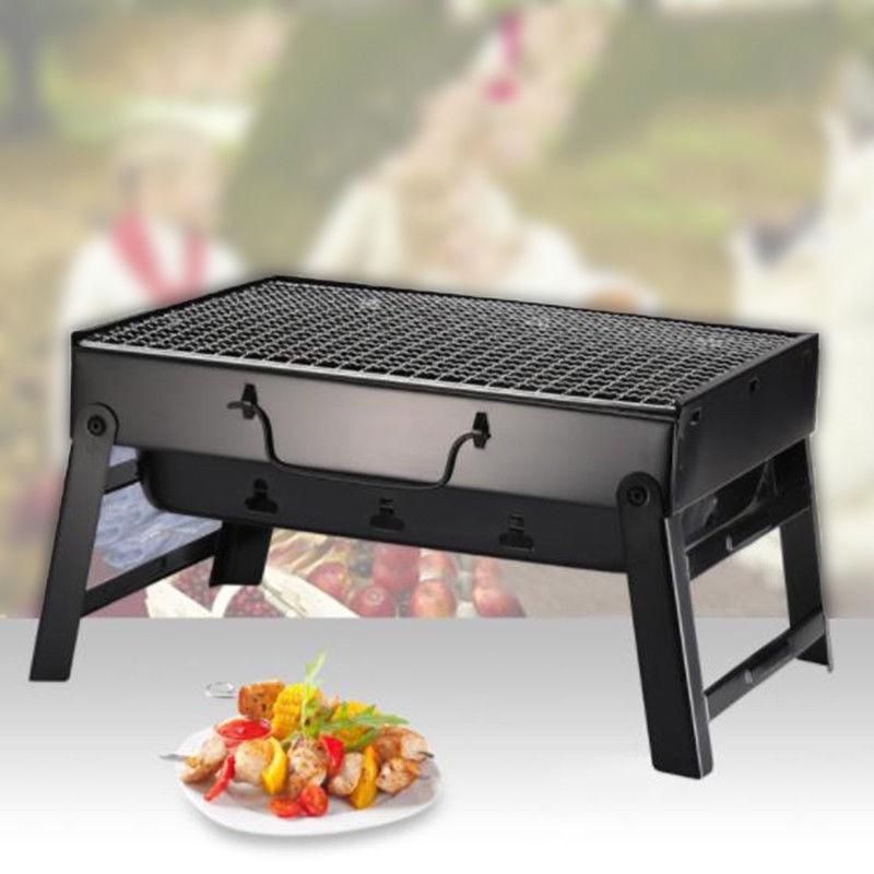GRILL BBQ OUTDOOR PORTABLE STOVE FOLDABLE FOLDING CHARCOAL CAMPING