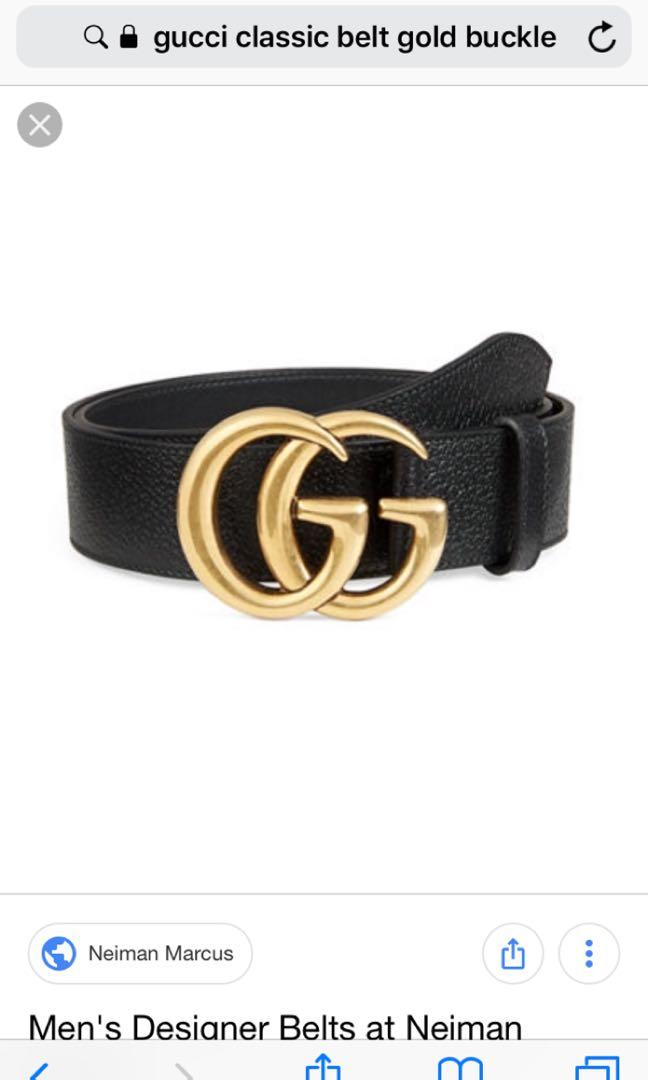 gucci gold buckle
