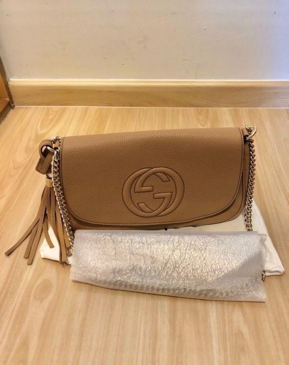 Gucci soho flap chain bag online