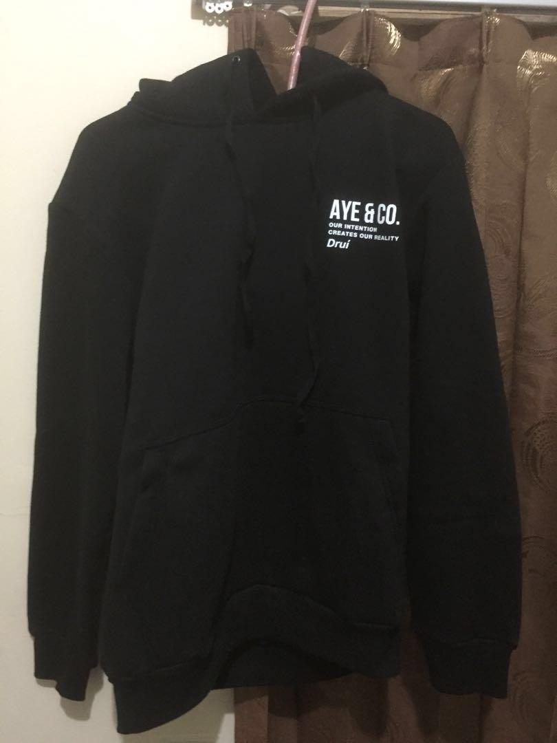 Hoodie Aye denim Nuit, Fesyen Pria 