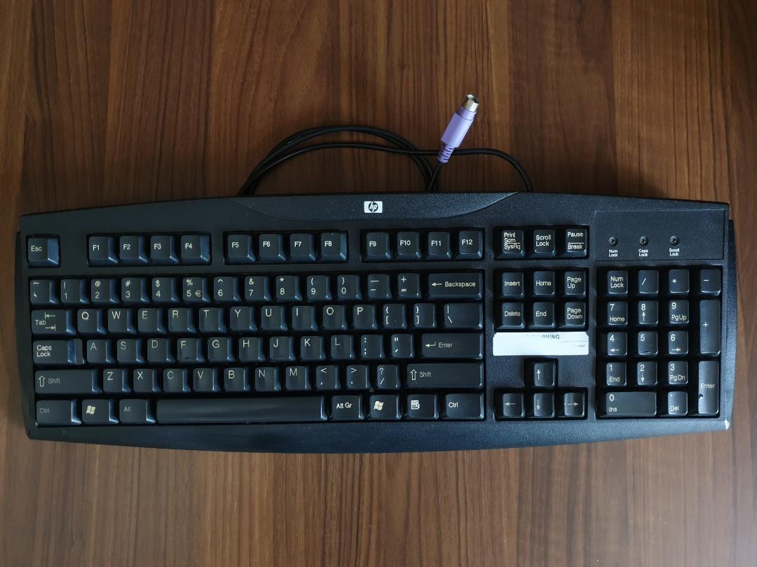 HP Keyboard (PS/2 Port), Computers & Tech, Parts & Accessories ...
