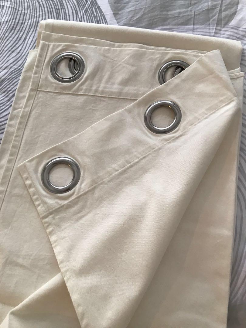 Ikea Merete Curtains 1 Pair 2pieces Home Furniture Home