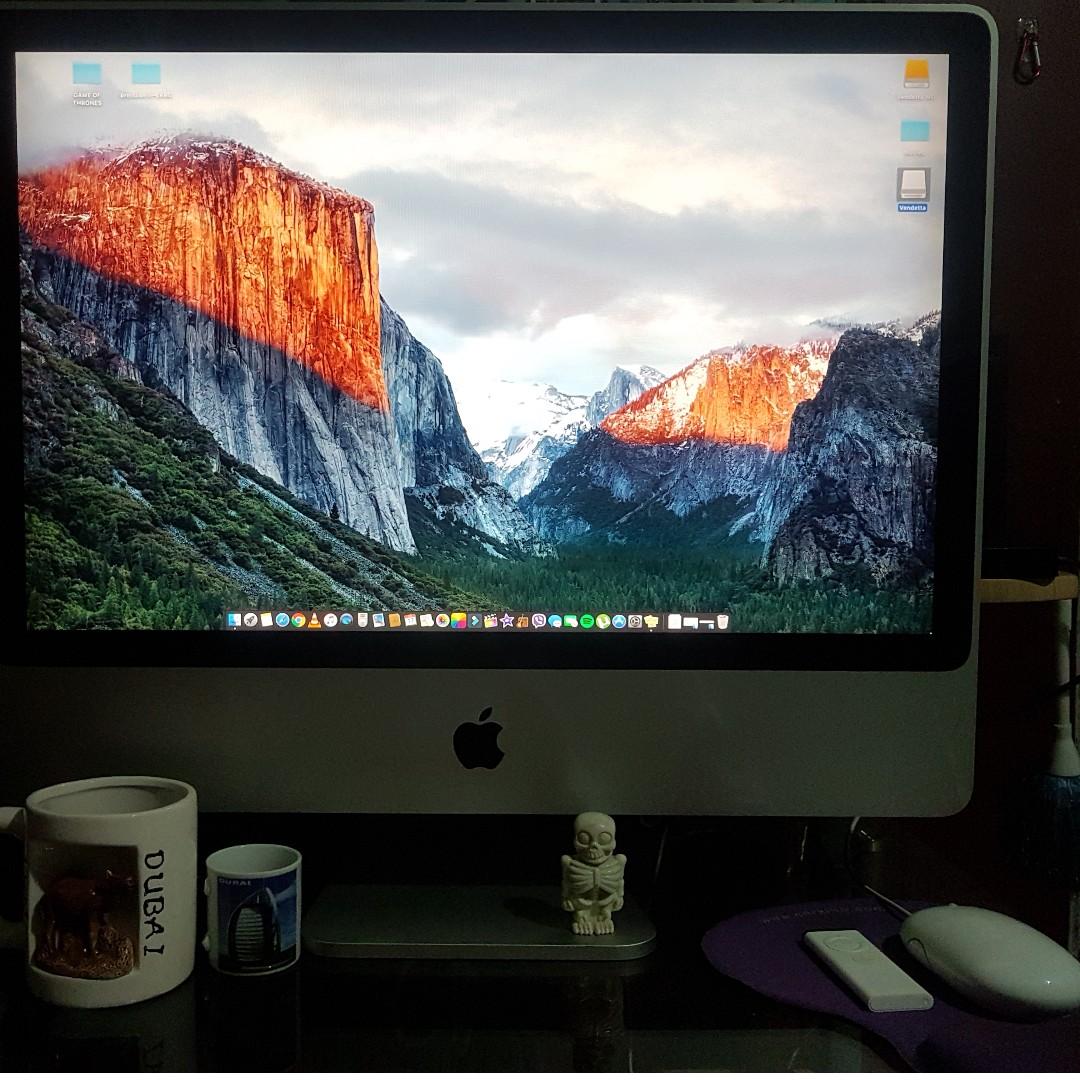 Imac 24 Inch Core 2 Duo 2 8ghz Electronics Computers Desktops On Carousell