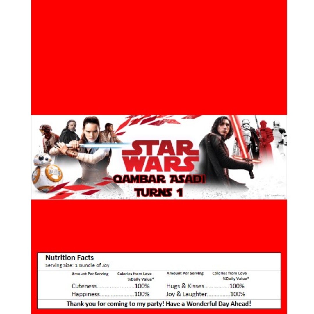 Kit Kat Chocolate Wrapper Star Wars Design Craft Others On Carousell