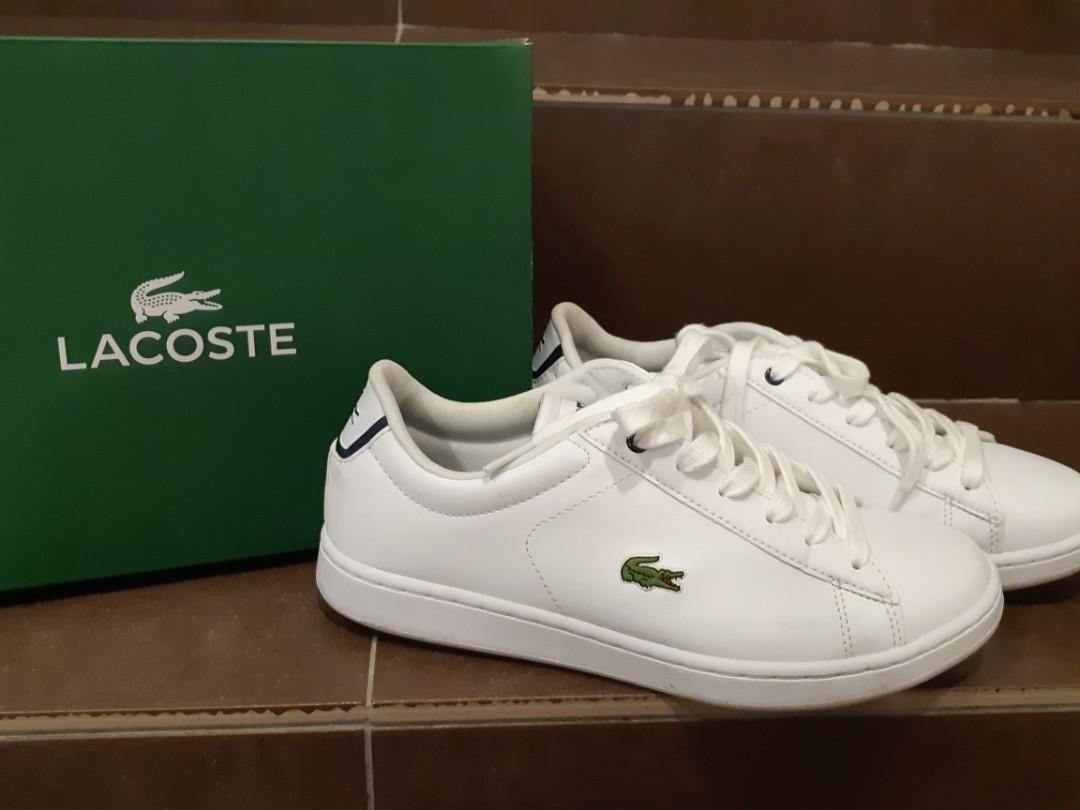 Lacoste White Sport Shoes, Fashion, Footwear, Carousell