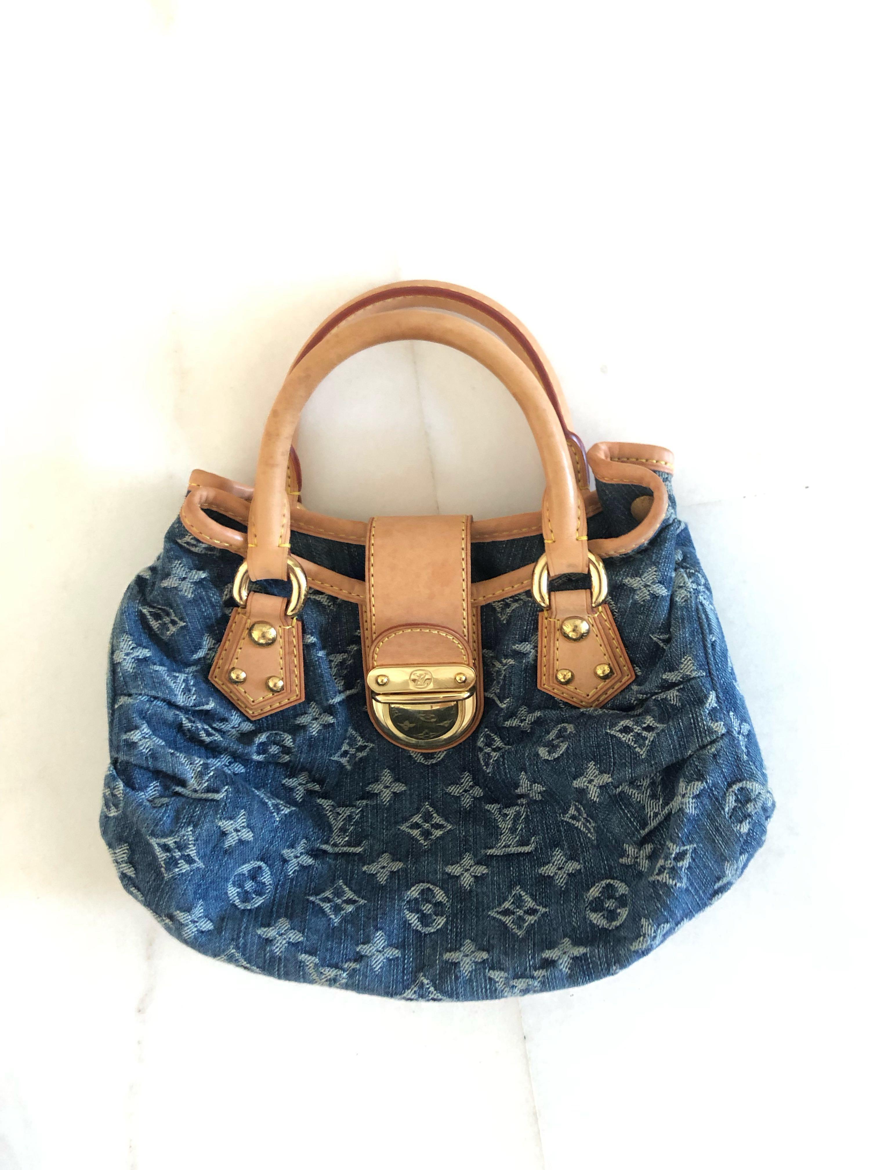 Louis Vuitton vintage denim bag in mini, Luxury, Bags & Wallets on Carousell