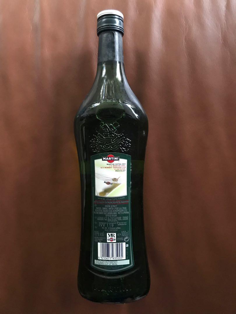 Martini extra dry Torino 18 VOL 1000ml, Food & Drinks, Alcoholic
