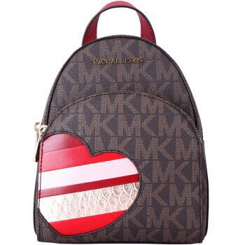 Michael Kors backpack Hearts Series Brown Cherry