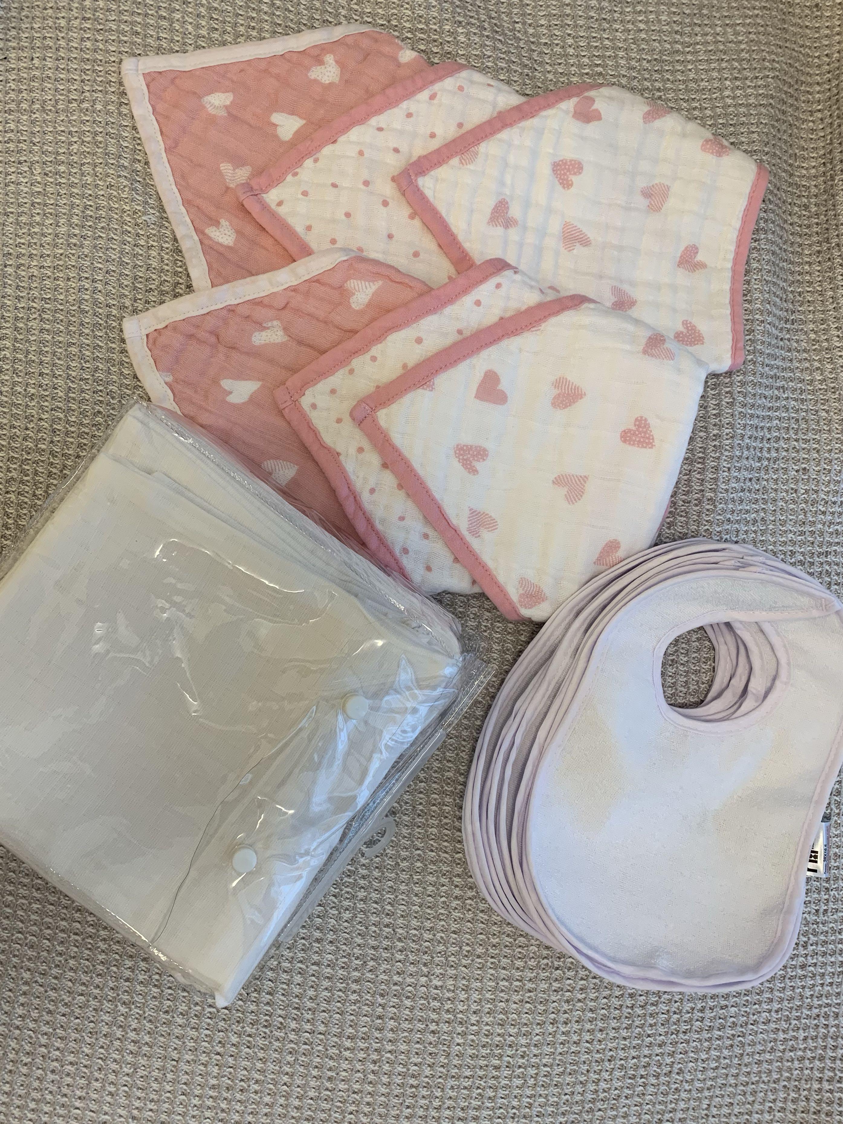 Pack Of 12 Mothercare Muslin Squares White Muslin Squares Nursing