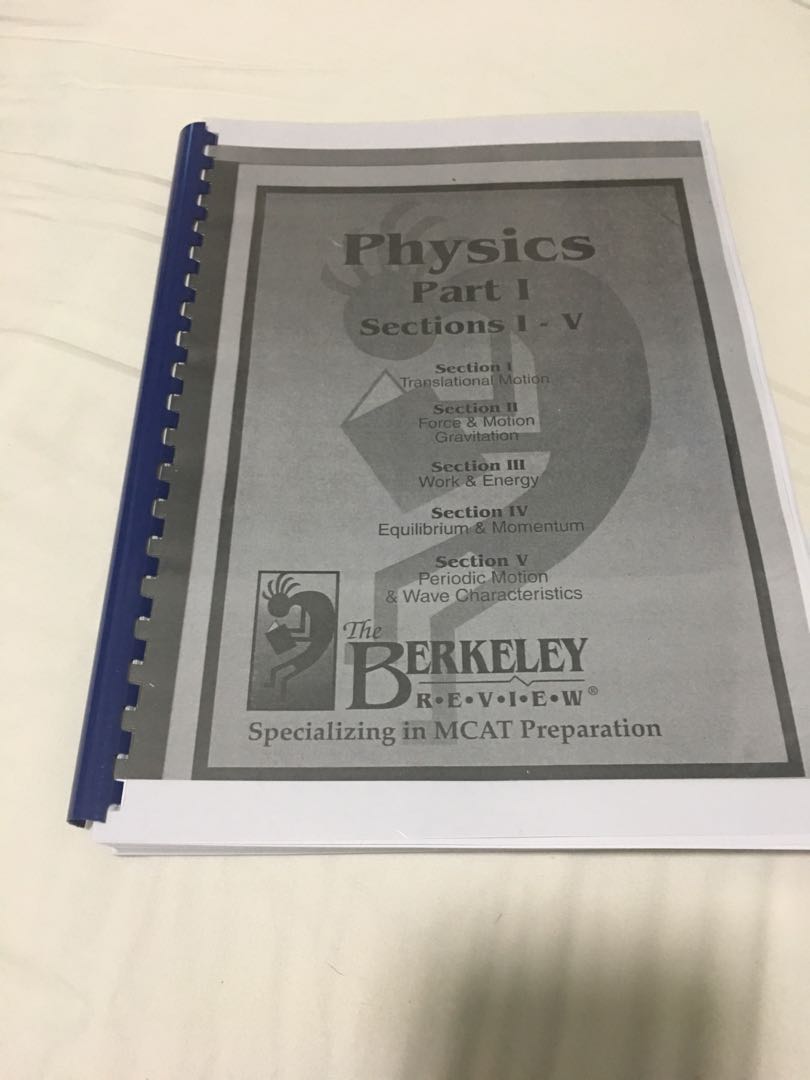 Physics Part 1 2 The Berkeley Review