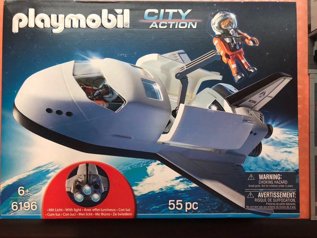 playmobil city action space shuttle