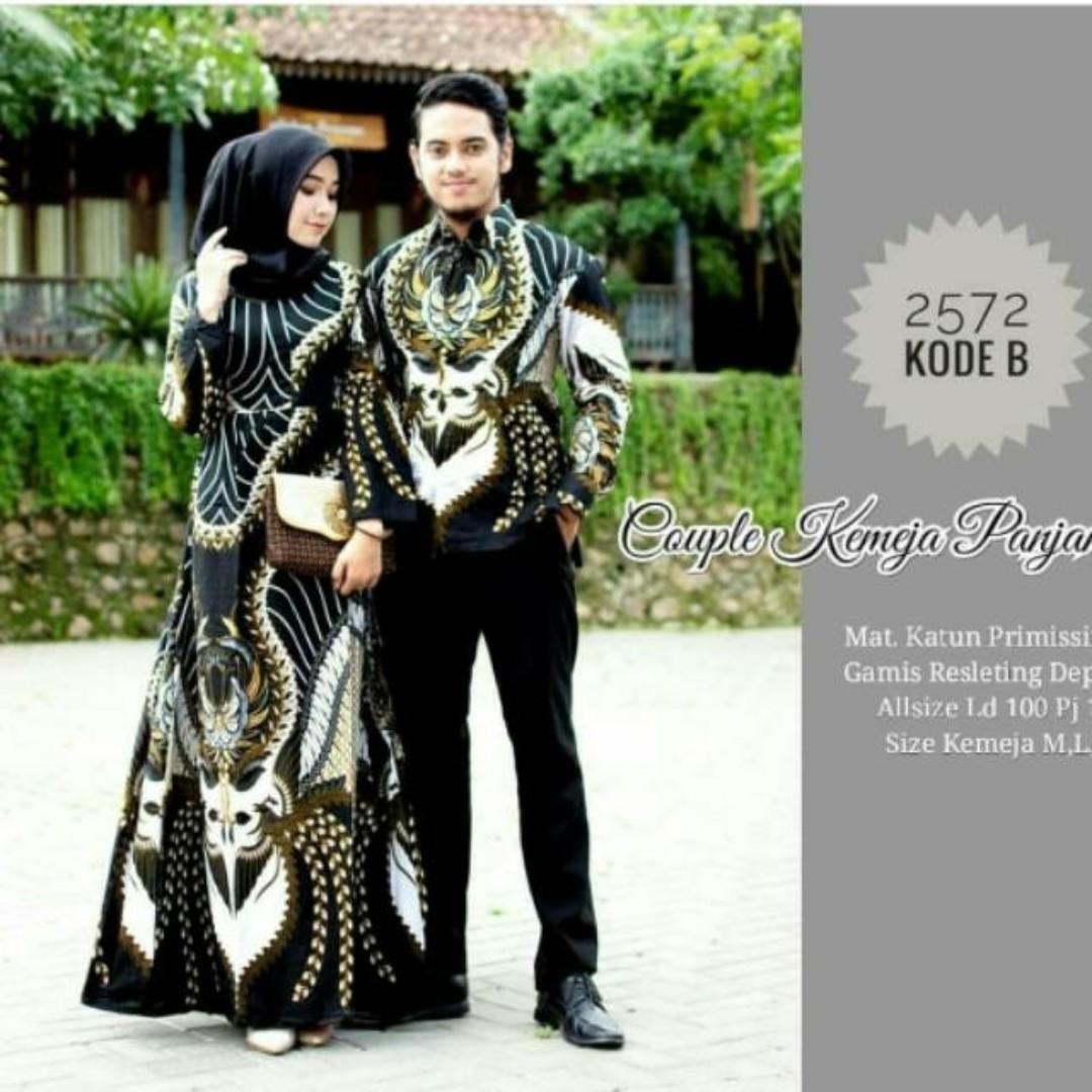 Black gold muslimah dress top