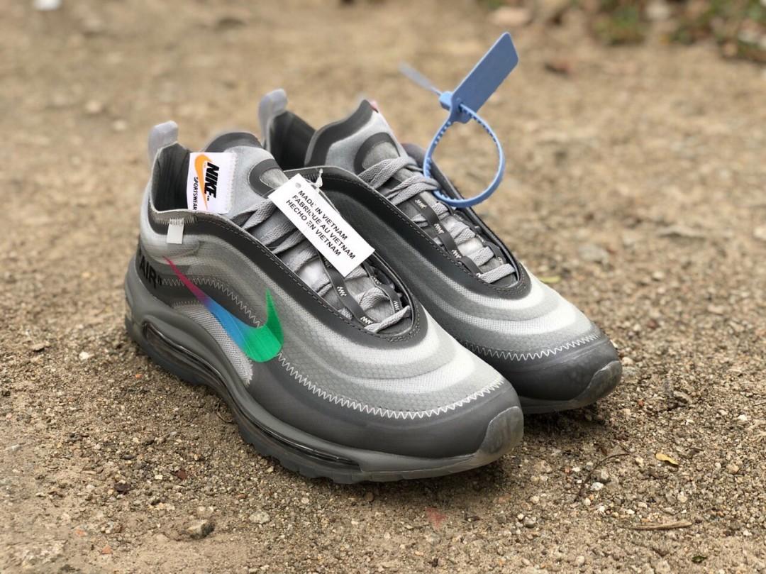 PREMIUM AIRMAX 97 OFF WHITE MENTA Men s Fashion Footwear