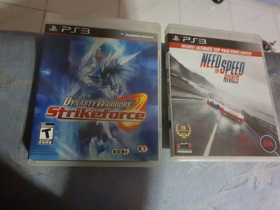 Ps3 Game Need For Speed Rivals Dynasty Warriors Strikeforce Video Gaming Video Games Playstation On Carousell
