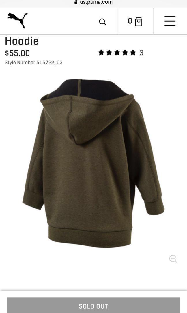 Puma yogini crop hoodie hot sale