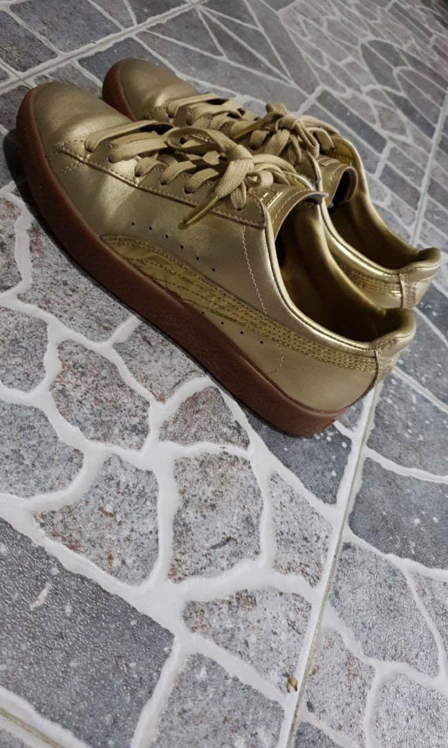 all gold sneakers