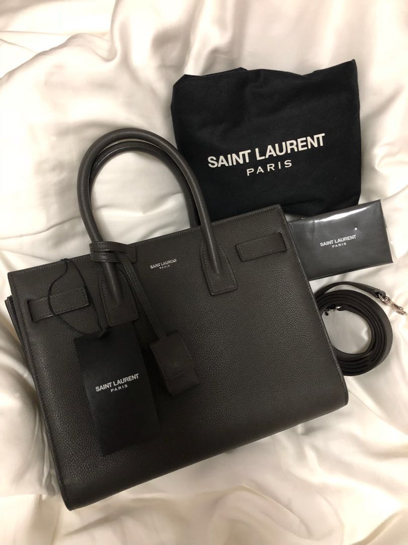 Saint Laurent Nano Sac De Jour Bag in Nero, Black. Size all.