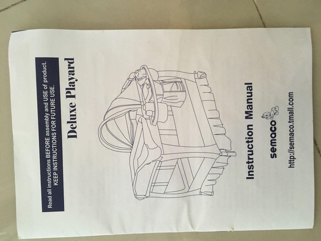 Semaco Baby Deluxe Playpen (full canopy) + extra madetomeasure