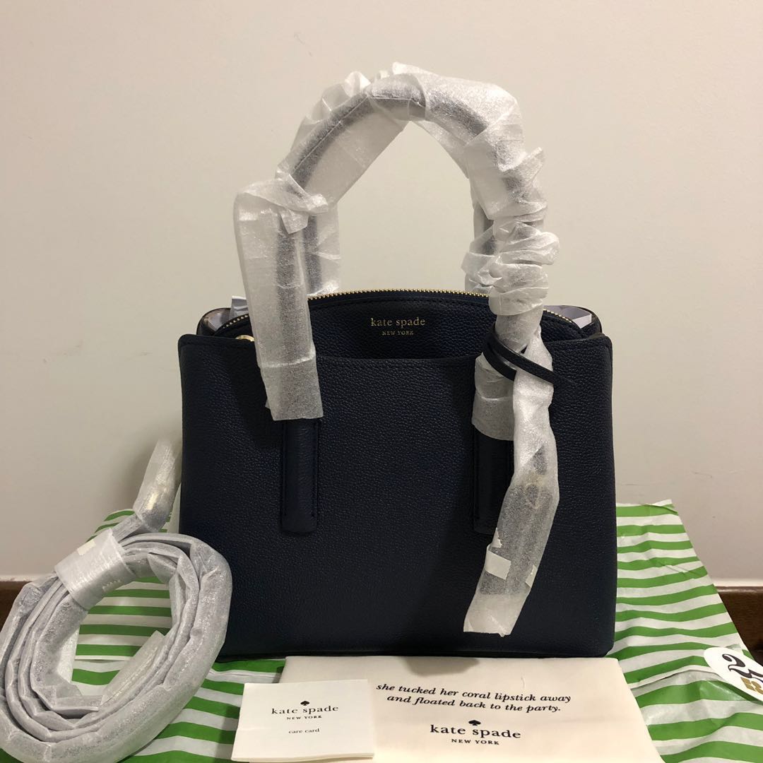 SOLD] Kate Spade Margaux Medium Satchel Handbag Slingbag Blazer Blue Dark  Blue, Women's Fashion, Bags & Wallets, Tote Bags on Carousell