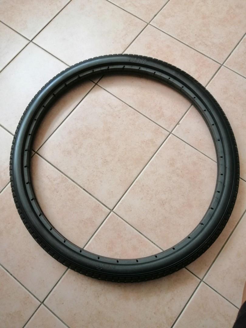 solid rubber bike tires