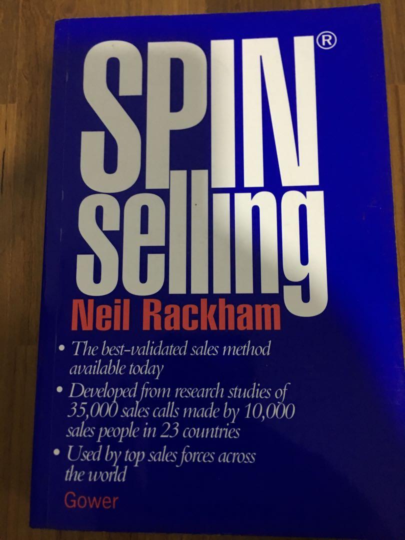 Spin Selling By Neil Rackham Books Stationery Non Fiction On