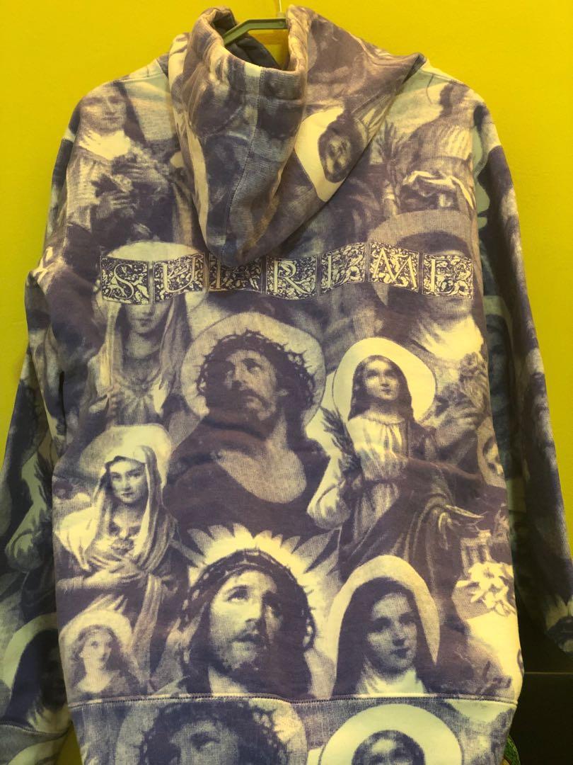 Supreme Jesus Lady Mary Hoodie Jacket Men s Fashion Coats