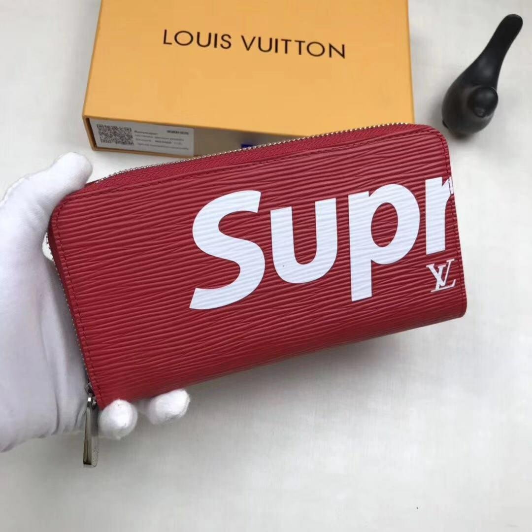 Supreme LV Wallet ( Replica ), Men's Fashion, Watches & Accessories,  Wallets & Card Holders on Carousell