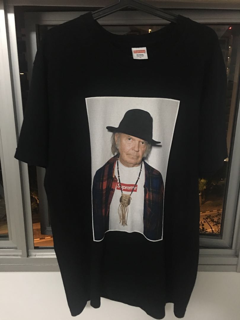 Supreme Neil Young tee size XL, Men's Fashion, Tops & Sets