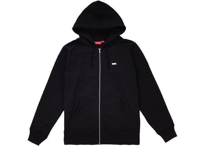 small box zip up sweatshirt