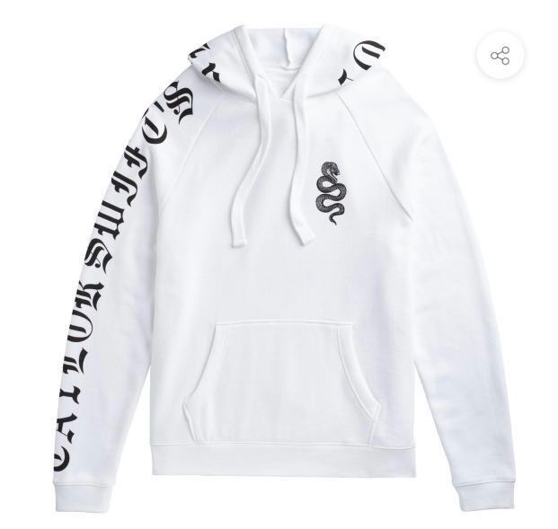 Taylor swift white Reputation snake hoodie brand new Women s