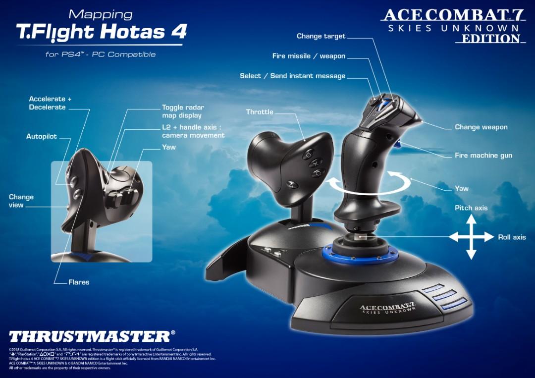 Thrustmaster T Flight Hotas 4 Toys Games Video Gaming Gaming Accessories On Carousell Thrustmaster T Flight Hotas 4 Toys Games Video Gaming Gaming Accessories On Carousell