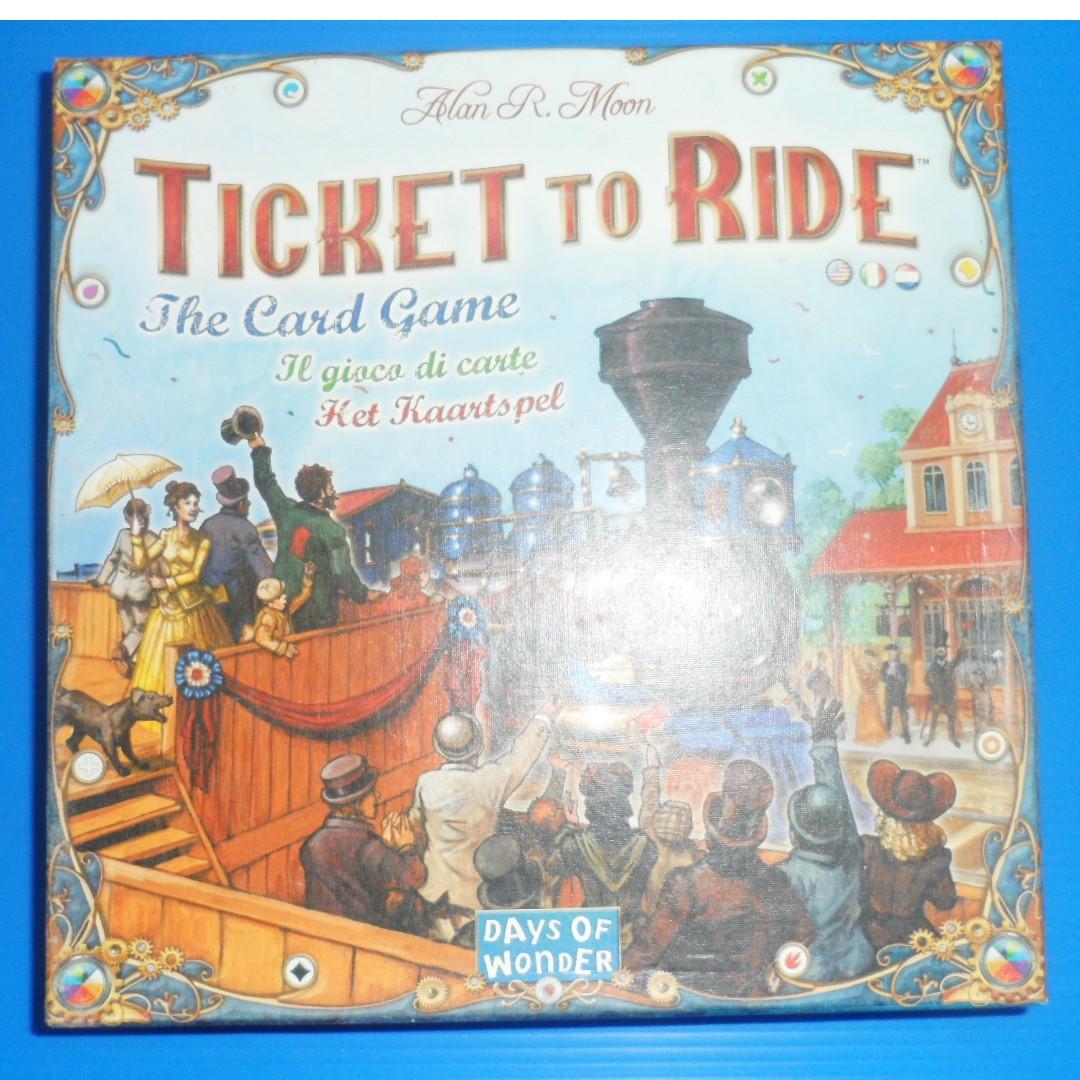 theorie voor het geval dat textuur Ticket to Ride: The Card Game, Toys & Games, Board Games & Cards on  Carousell
