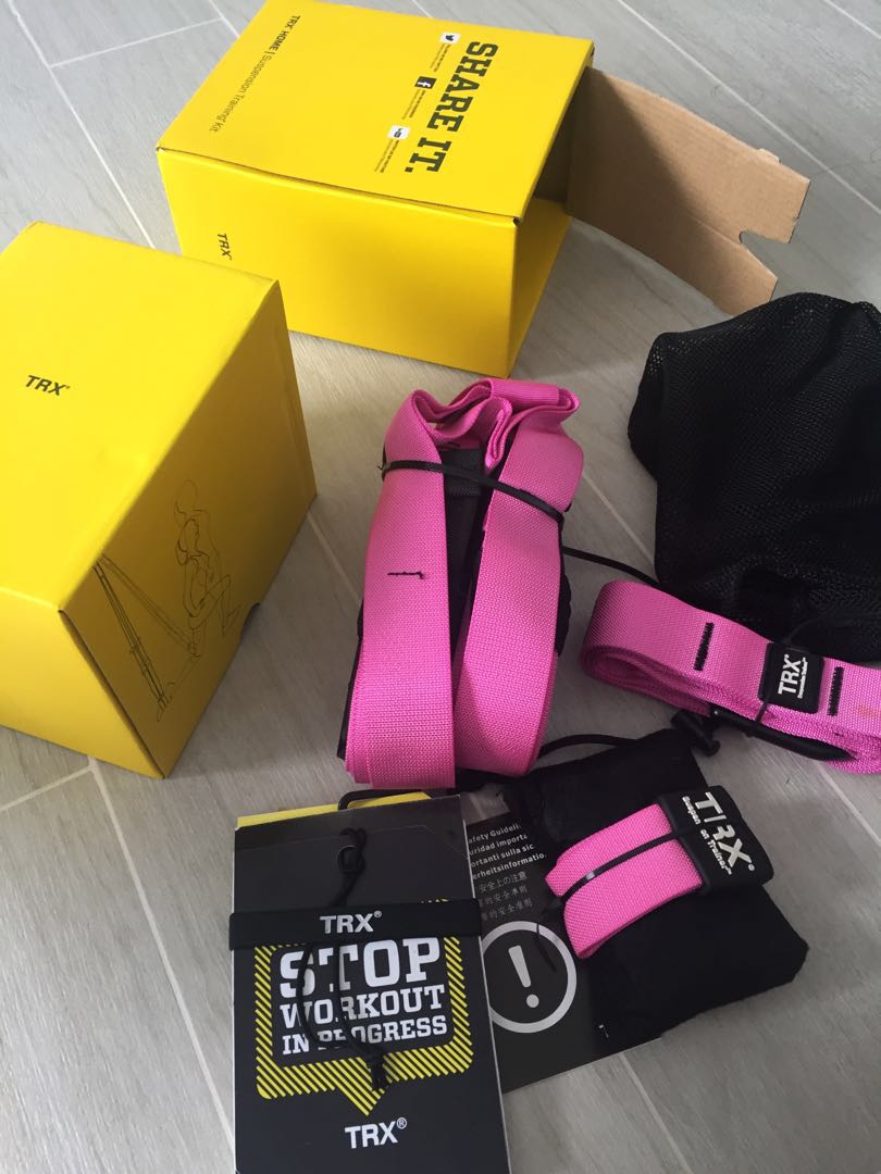 Pink suspension trainer clearance