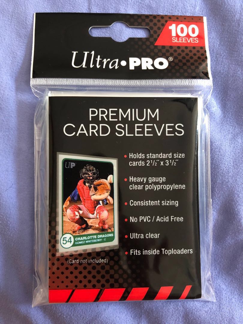 Ultra Pro Premium Card Sleeves 2.5x3.5 inch / 63.5x88 mm, Hobbies