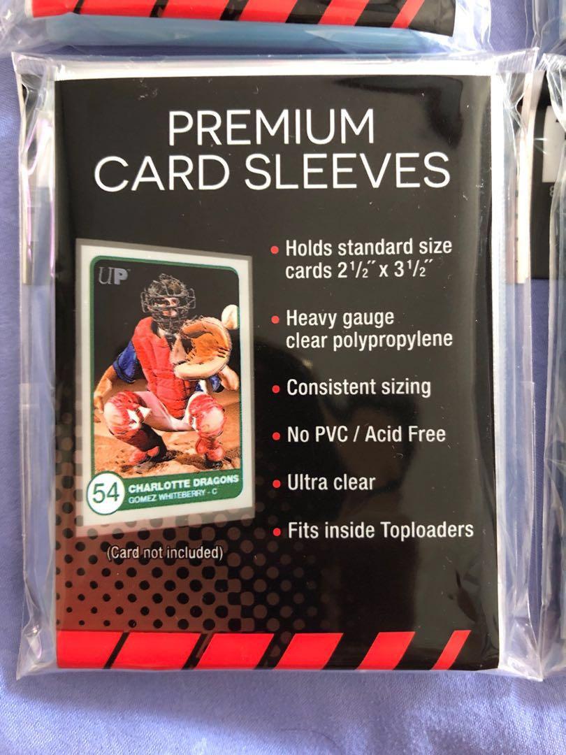 Ultra Pro Premium Card Sleeves 2.5x3.5 inch / 63.5x88 mm, Hobbies