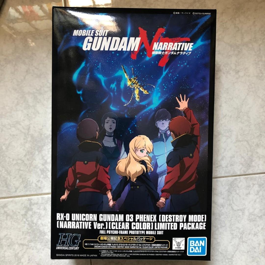 Unicorn Gundam 03 Phenex Destroy Mode Narrative Vers Clear