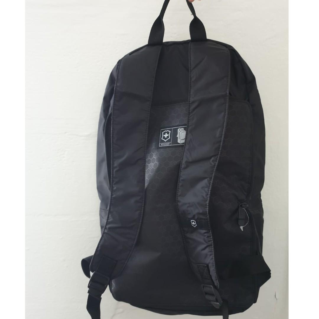 Victorinox Packable Backpack, Black, Men's Fashion, Bags, Backpacks on