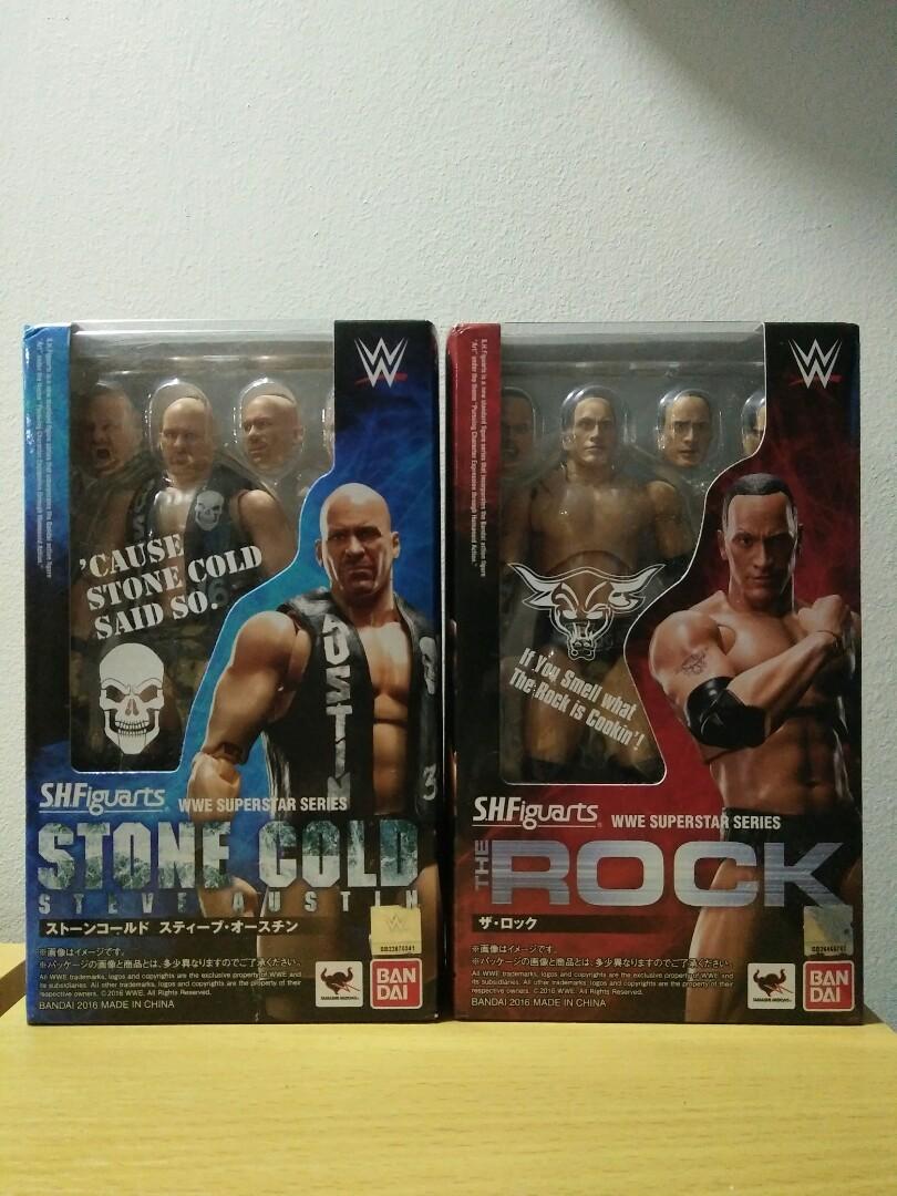 Wwe フィギュア  shフィギュアーツ rock stonecold Amazon.co.jp: TAMASHII NATIONS S.H.フィギュアーツ WWE