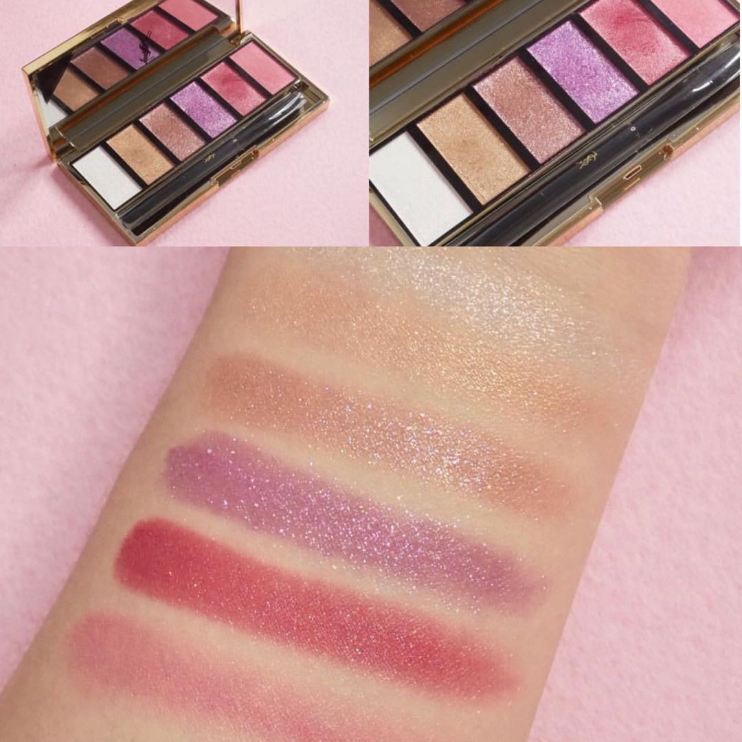 Blush Ysl Shimmer Rush Face Palette Yves Saint Laurent Shimmer