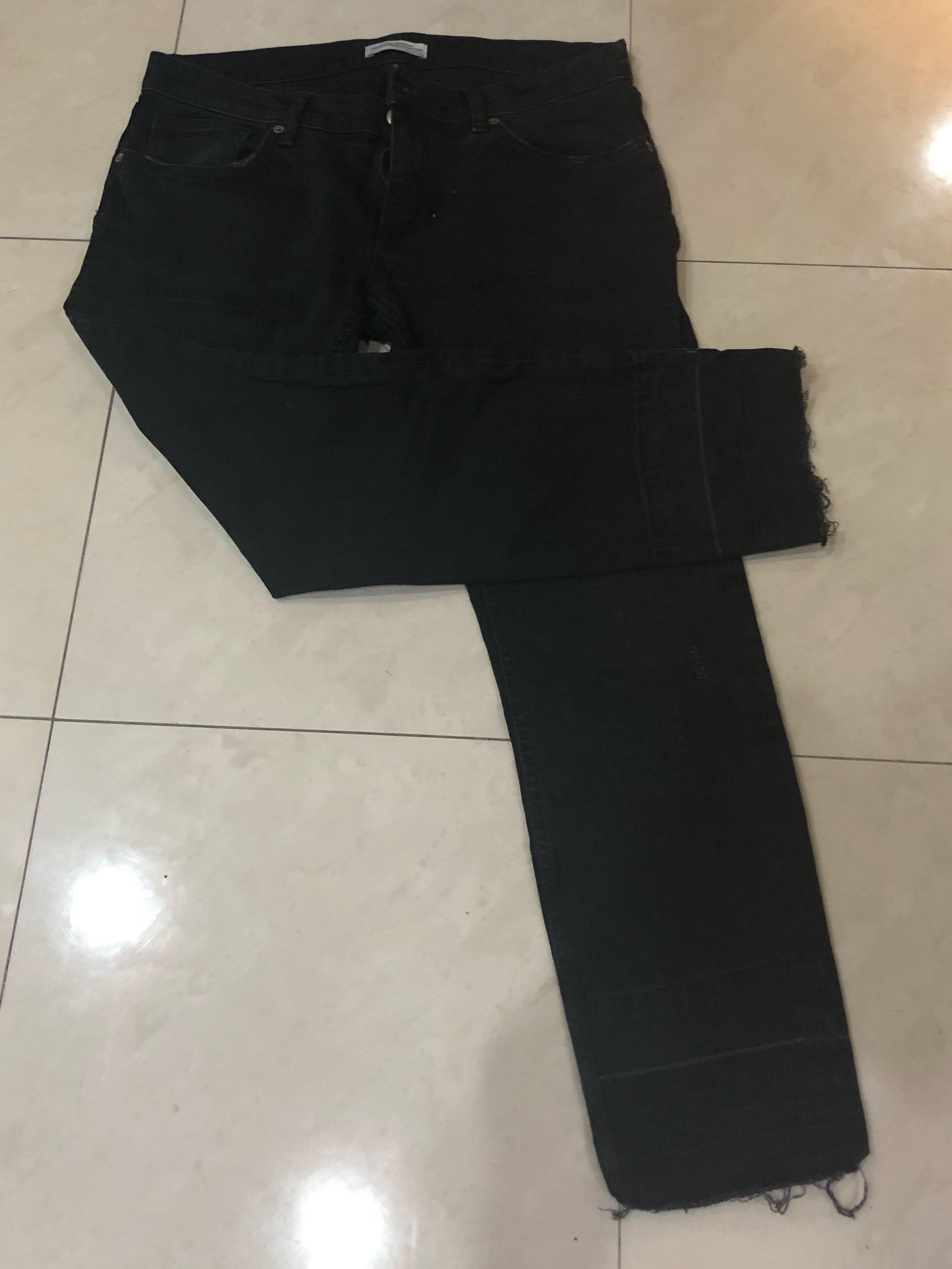 zara black trousers womens